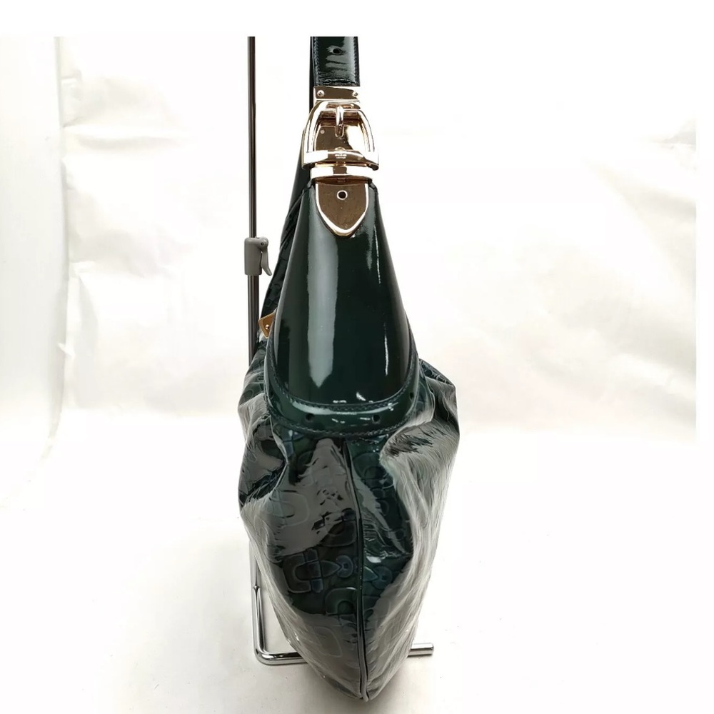 Gucci Dark Green Patent Leather Hobo Bag - Picture 3 of 9